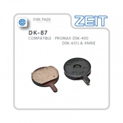 Plaquettes de frein Promax DSK-400 semi-métalliques de la marque ZEIT