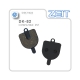 Plaquettes de frein RST semi-métalliques de la marque ZEIT