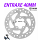 Disque frein 120 mm - 5 trous - Entraxe 40mm
