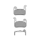 Plaquette frein carbone Quaxar pour trottinette Segway-Ninebot P65, P100S
