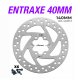 Disque de frein140mm, 6 trous pour trottinette électrique Yeep.Me 100