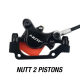 Plaquettes de frein NUTT d’origine YD-01 ventilé pour trottinette électrique – système hydraulique