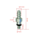 Connecteur de purge M4 pour freins hydrauliques vélo, VTT, trottinette électrique