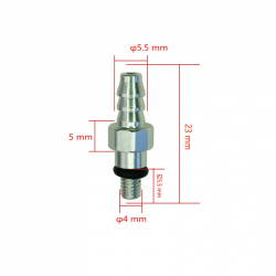 Connecteur de purge M4 pour freins hydrauliques vélo, VTT, trottinette électrique