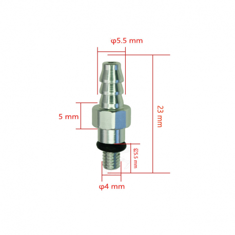 Connecteur de purge M4 pour freins hydrauliques vélo, VTT, trottinette électrique