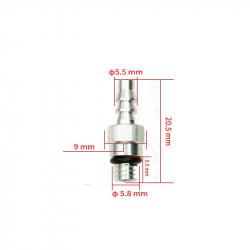 Connecteur de purge M6 pour freins hydrauliques vélo, VTT, trottinette électrique