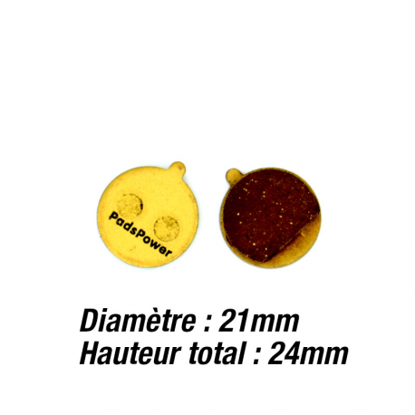 Plaquettes de frein compatible trottinette électrique Ninebot Segway ZT3, ZT3 Pro de la marque PadsPower