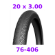 Pneu Wanda W1111 20x3.00 fat bike 76-406