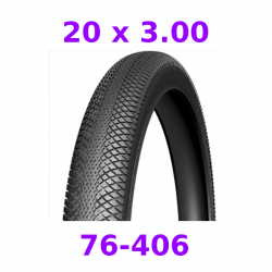 Pneu Wanda W1111 20x3.00 fat bike 76-406